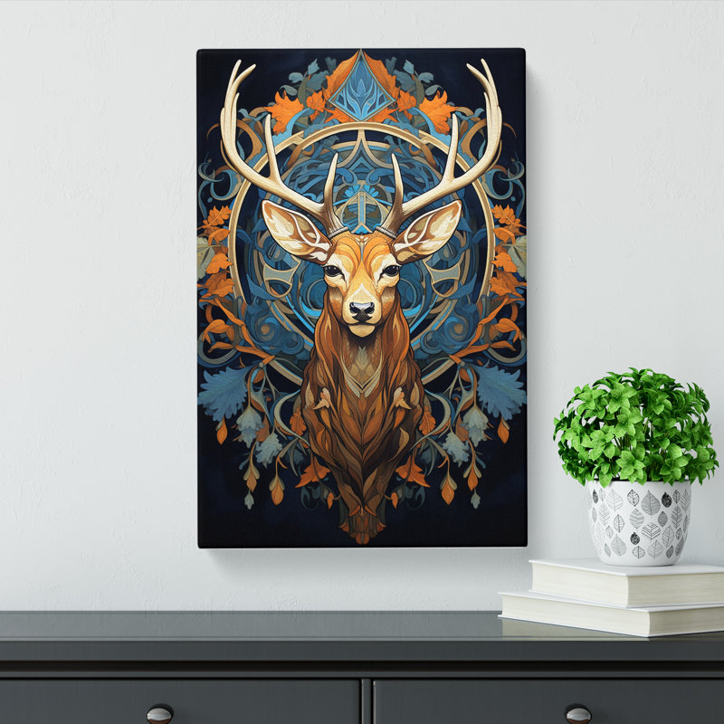 Deer - Wrapped Canvas, 50cm H x 35cm W x 3cm D