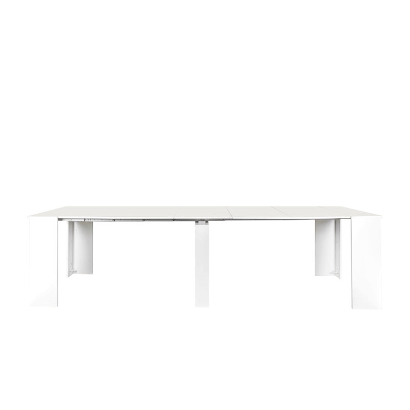 Multifunctional Extendable Console Table, Gray Wash