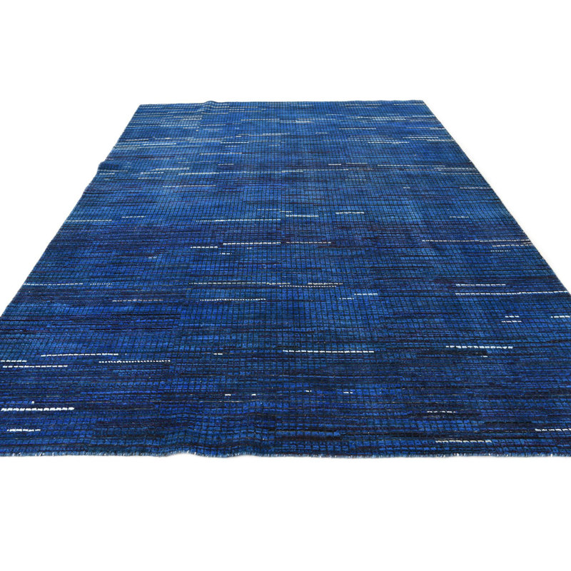 Tapis bleu 8 x 10 Pham