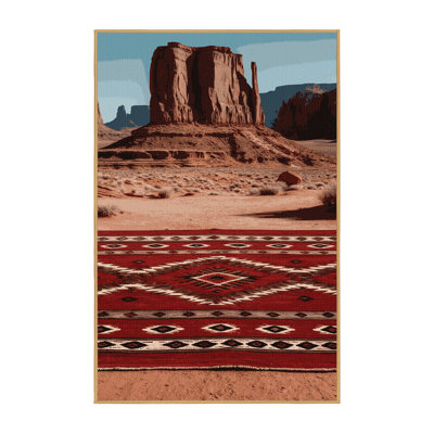  Tapis lavable Monument Valley Southwestern