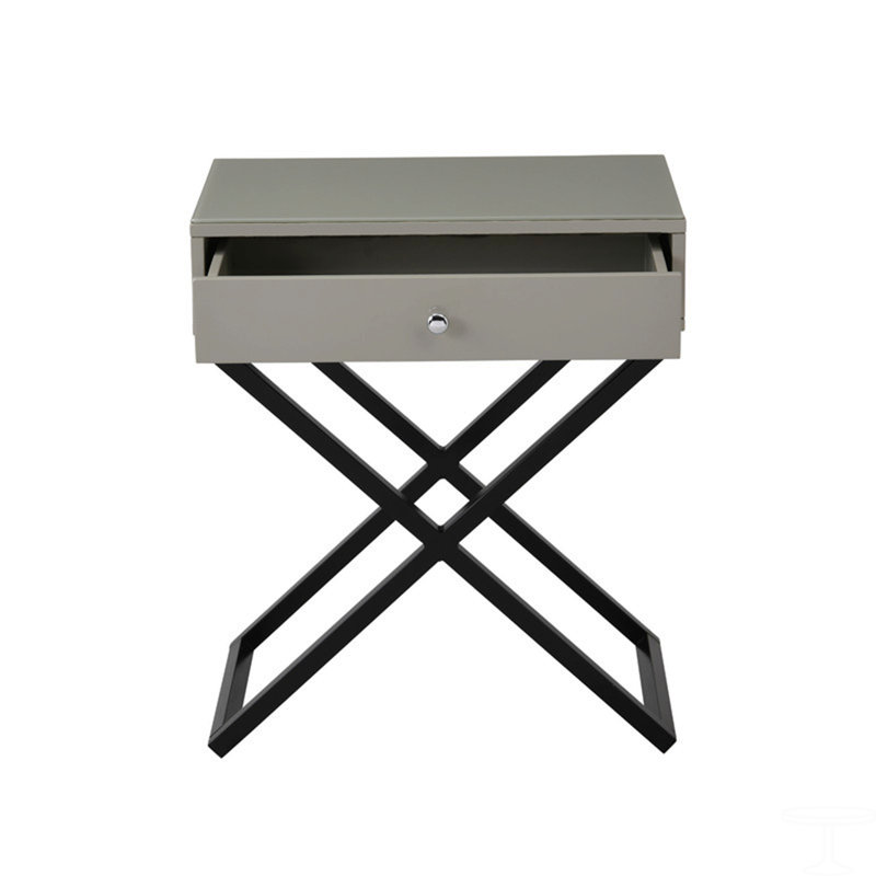 Table de chevet 23 po Taupe, Gris