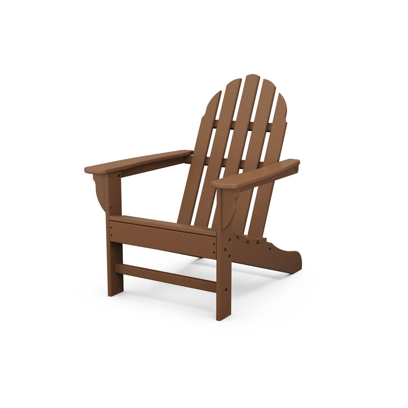 Chaise Adirondack POLYWOOD x Sol 72 Jamarion, Teck