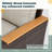 6 Pieces Wicker Patio Furniture Sets, Outdoor Conversation Set PE Rattan Sectional Sofa Couch With Swivel Chairs Ideal For Indoor Porch Deck Bistro Lawn Garden Backyard Poolside-946419308