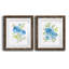 «Blue Morning Bouquet I», ensemble de 2 reproductions d'art-37810478-37810479-37810475