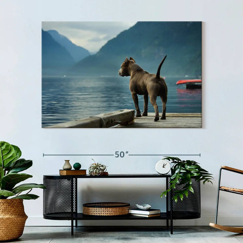 Brampt Pierside Pit Bull, 34" H x 51" W