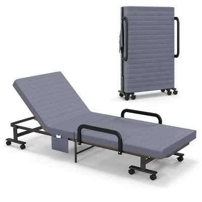 Lit réglable simple Zaya avec matelas inclus