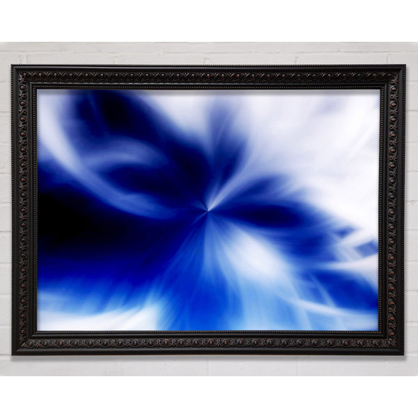 Bright Star Blue Magical Daisy Centre - Single Picture Frame Print ...