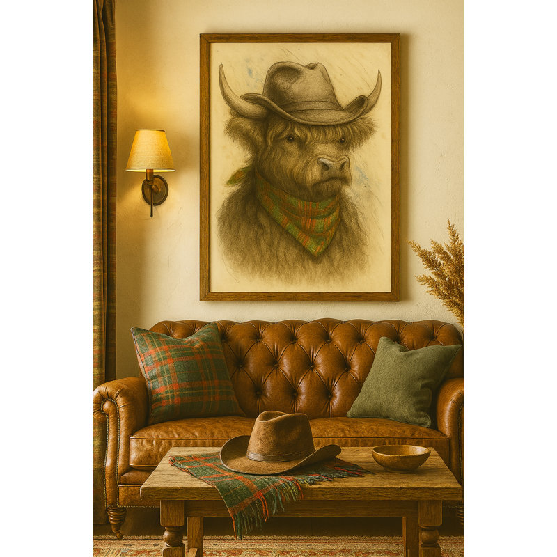 «Cowboy Highland Cow» par Linda