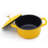 RJ LEGEND 0.25 Quarts Non-Stick Enameled Cast Iron Round Dutch Oven Set-55840841