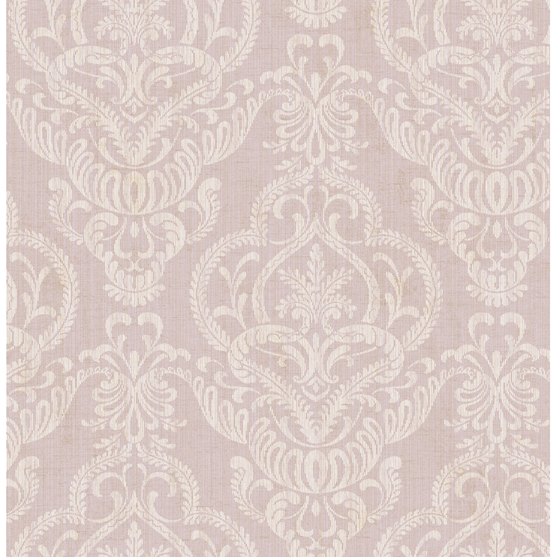 Papier peint damassé non lavé Seabrook Designs, Lavande