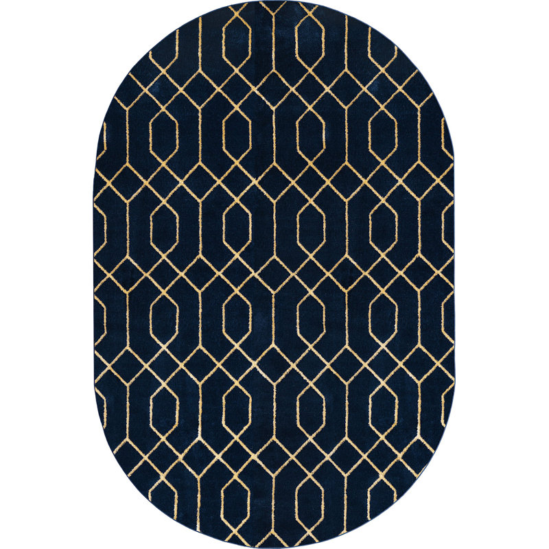 Tapis contemporain Corando, Ovale 5 pi 3 po x 8 pi