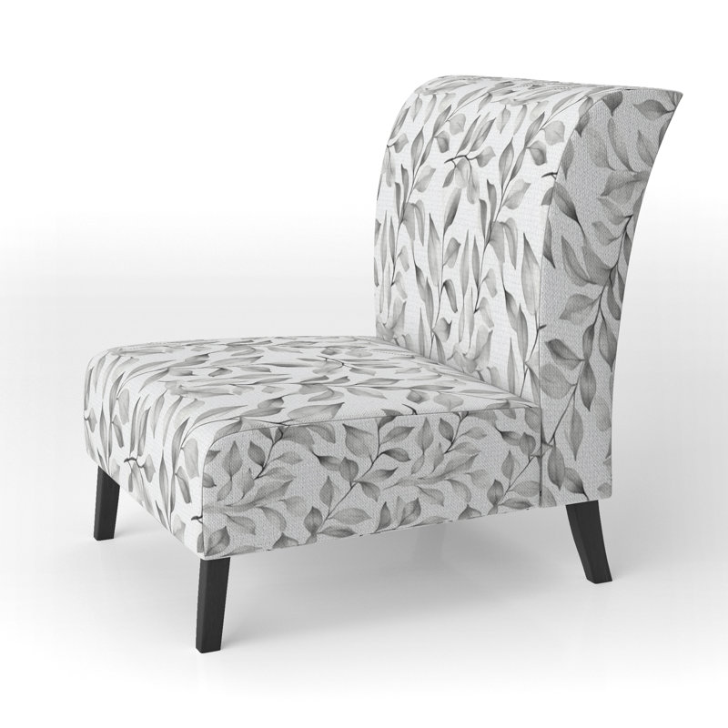 Fauteuil de chambre Floral, Pantoufle sans accoudoirs