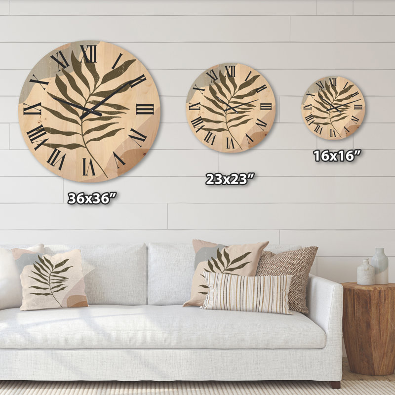 Horloge murale Botanical, Très grand