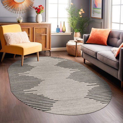 Tapis crème / noir Damarcus