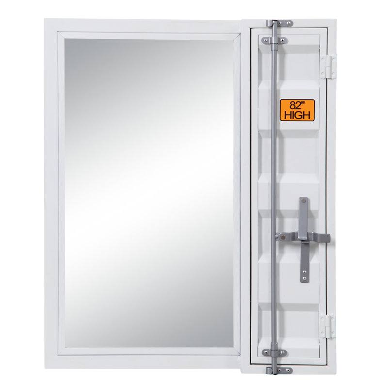 Miroir de salle de bain Cargo, Blanc