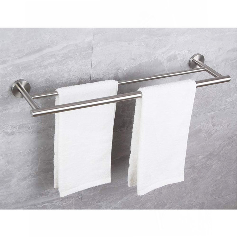 Porte-serviettes mural 23,6 po, Nickel brossé