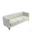 Canapé combiné (3 + 2) - Velours beige