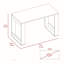 Bureau d'ordinateur dentelle Lacey-1715697616