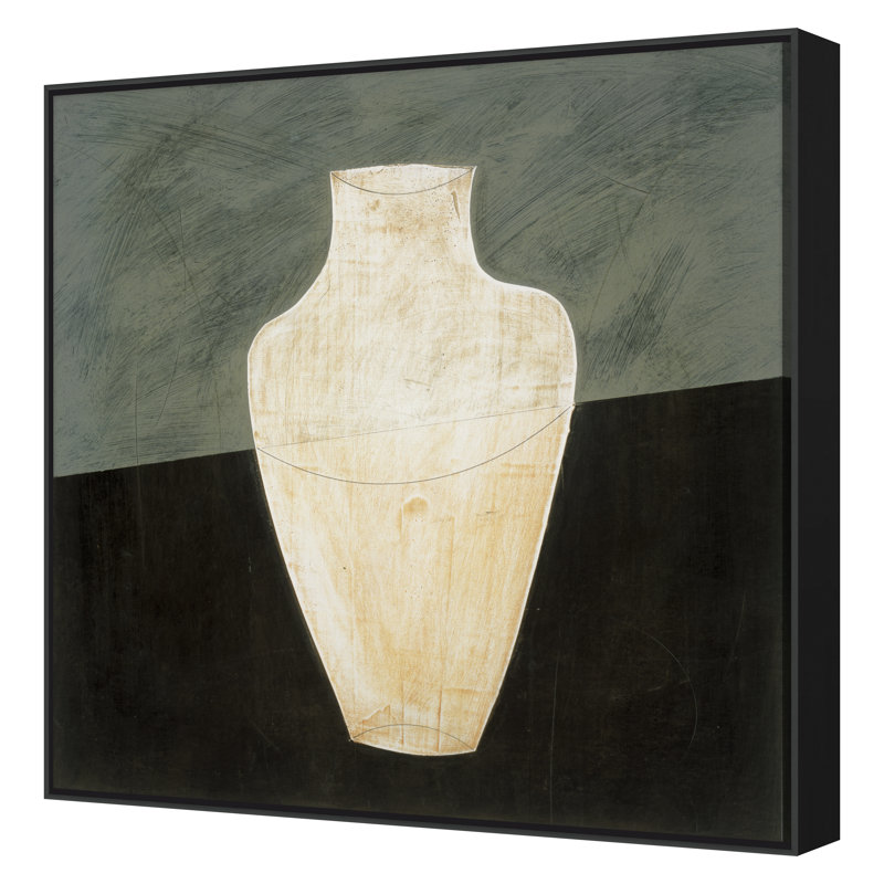Vase I Print by JB Hall, Black Framed, 30" H x 30" W