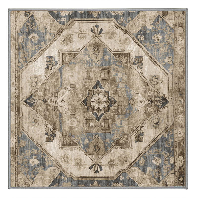 Rustic Grandeur Rug, Square 3'