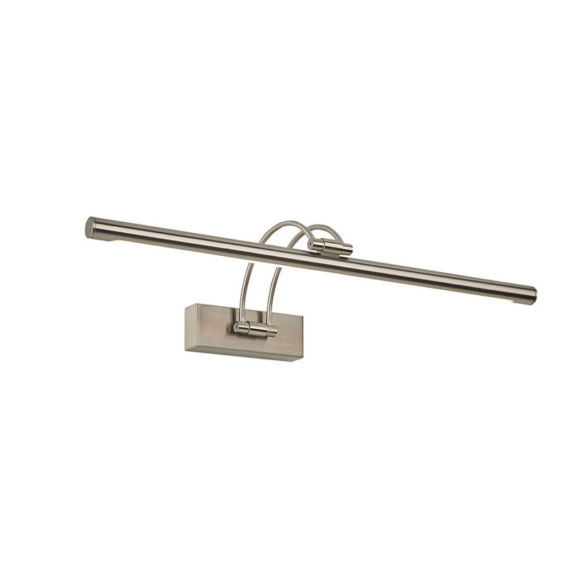 1 -Light Hardwired LED Wall Mounted Picture Light, Satin Nickel