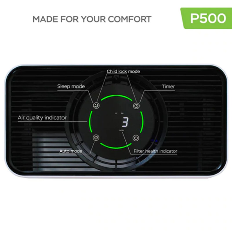 PUROXYGEN White HEPA Air Purifier with WiFi Control