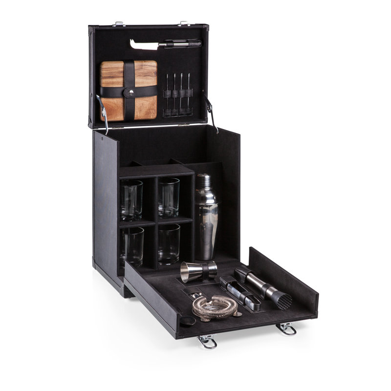 Hamilton Bartender Kit - Étui de bar portable avec ensemble de cocktail
