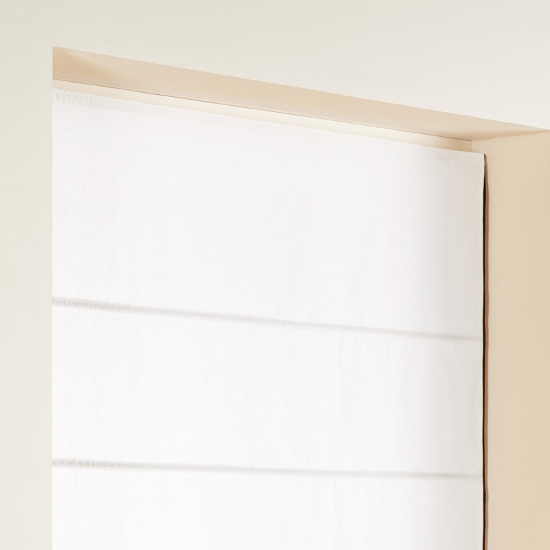 Carlina Semi Sheer, White, 220 cm L x 120 cm W