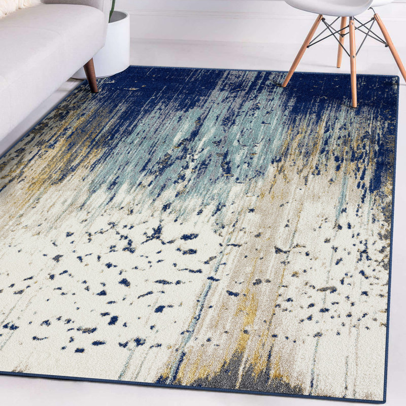 Bellicent  Abstract Indoor Rug, Rectangle 8' x 10'