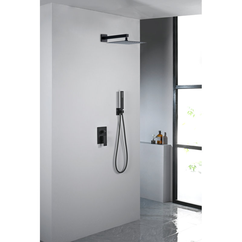 All-In-One Kit with Rough in-Valve, Matte Black