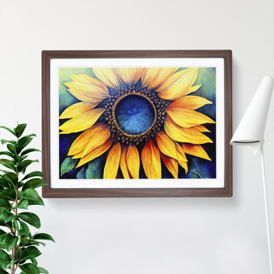 Spectacular Sunflower - Framed Print
