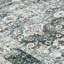 Tapis oriental rectangulaire en polyester lavable à la machine en vert / brun Southstoke-2083152690