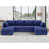 100 % lin bleu marine est en rupture de stock