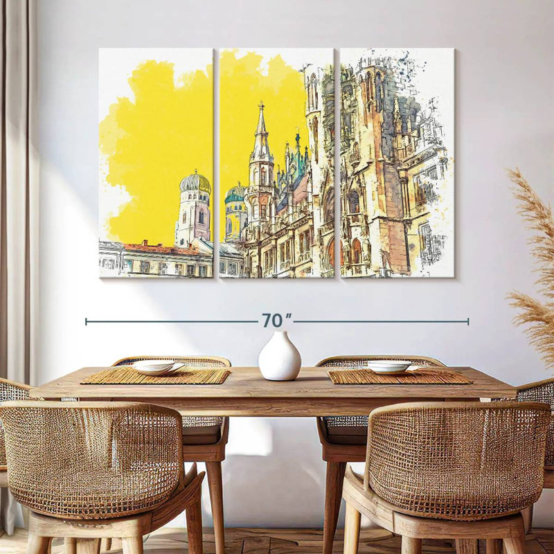 Munich Lilie, 42" H x 65" W