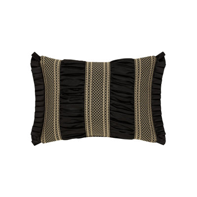Coussin décoratif Brunello - Boudoir noir et or