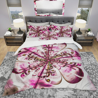 Ensemble de housse de couette à fleur digital perfect