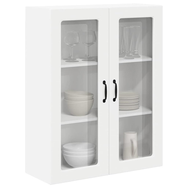 Vidaxl Kitchen Wall Cabinet White 60 X 31 X 100 Cm Engineered Wood, White, 100cm H x 80cm W x 31cm D