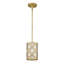 Luminaire suspendu cylindrique à 1 lumière Jaxon