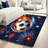 Vibrant Soccer Fireworks Area Rug, Dynamic Sports Design, Durable Non-Slip Floor Mat, Artistic Indoor Accent for Living Room, Bedroom, Game, Man Cave Decor, Fan Gift, World Cup Soccer Decor-129889131