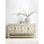 Buffet Shunta Media avec 2 armoires et plateau en quartz, blanc