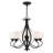 Terlton 5 - Light Steel Dimmable Chandelier-95054565-22508758