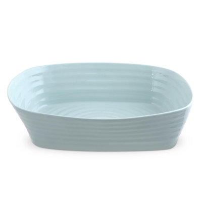 Portmeirion Sophie Conran Celadon Lasagne/Roaster 11.5"X9.5"