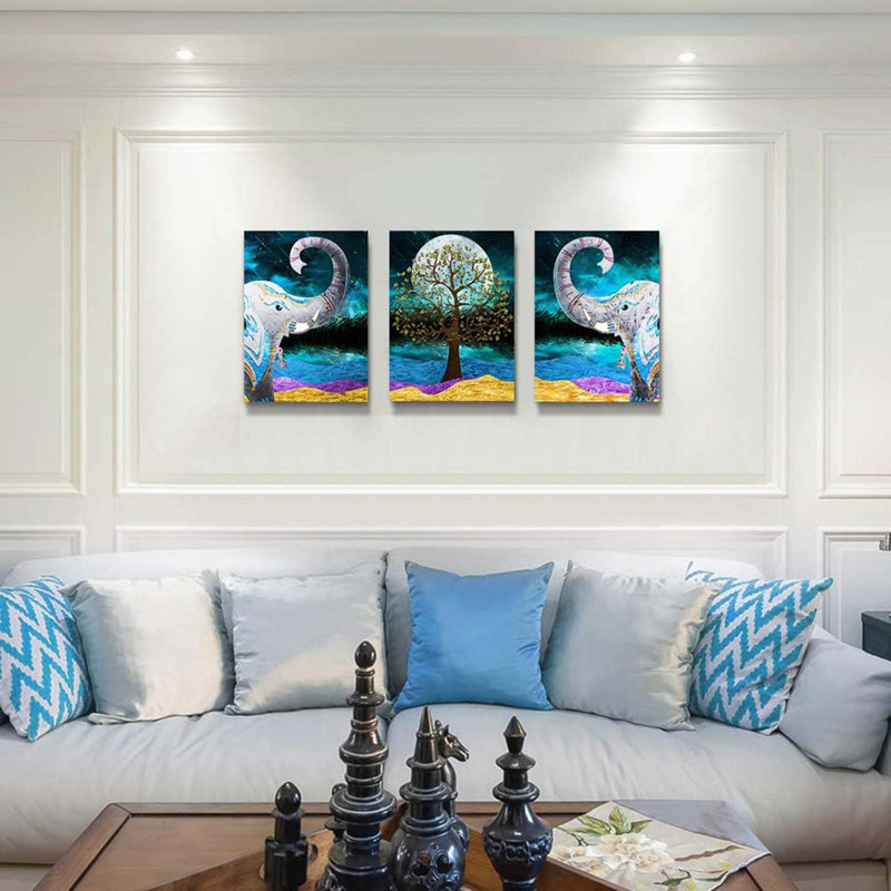 3 Piece Wrapped Canvas Wall Art