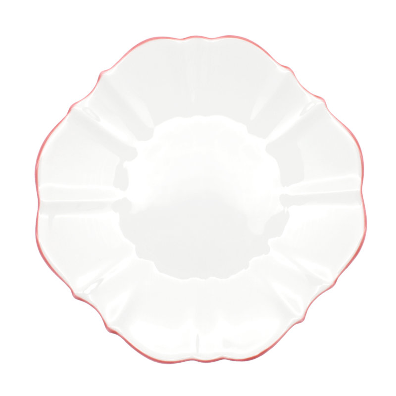 Chargeur Amelie Bone China 13 po, Rose
