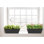 3 Pcs Large Hanging Flower Pots For Railing Or Fence 16 Inch Railing Planter Box For Any Balcony (Black)