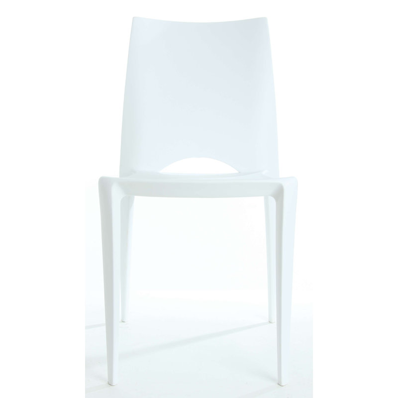 Ruzicka 18'' H Stacking Side Chair, White