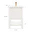 Meuble-lavabo compact en bois avec tablette réglable et lavabo intégré en céramique, idéal pour les petits espaces et les décors modernes.-407459586