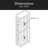 Espejo 26 " W Glass Curio Cabinet-757053363