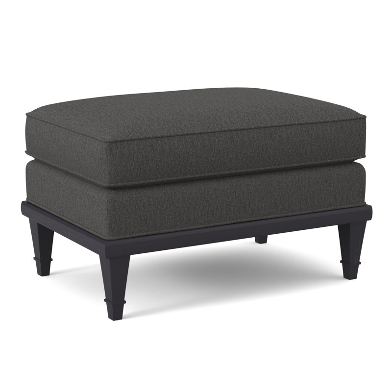 Dublin Ottoman, Margaret Tangelo, Vintage Ebony