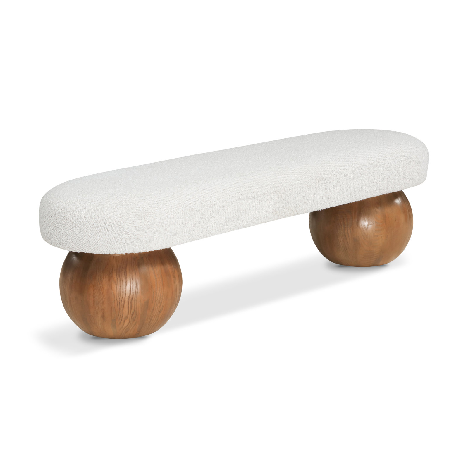 Bench, Cream, Brown